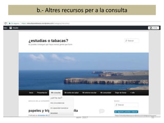 b.- Altres recursos per a la consulta
55aem 2017
 