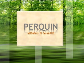 PERQUIN
MORAZAN, EL SALVADOR
 