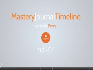 Journey to Mastery - Timeline