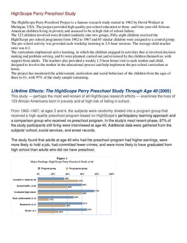 9 Pre School Perry Project