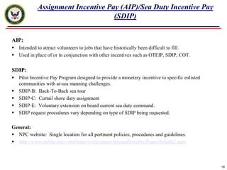 Sailor Apply (NAVADMIN 249/09)Have realistic expectations; communicate with detailer about optionsSubmit multiple CMS/ID job applications (up to five) each month of negotiation windowApply for career enhancing jobs instead of focusing on location Plan for high year tenure (HYT), retirement, and twilight tour (if eligible)Request PRD adjustment and/or spouse collocation via 1306/7 12 months prior to PRD15Sailor Role