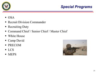 Assignment Incentive Pay (AIP)/Sea Duty Incentive Pay (SDIP)AIP:Intended to attract volunteers to jobs that have historically been difficult to fill.Used in place of or in conjunction with other incentives such as OTEIP, SDIP, COT.SDIP:Pilot Incentive Pay Program designed to provide a monetary incentive to specific enlisted communities with at-sea manning challenges.SDIP-B:  Back-To-Back sea tourSDIP-C:  Curtail shore duty assignmentSDIP-E:  Voluntary extension on board current sea duty command.SDIP request procedures vary depending on type of SDIP being requested.General:NPC website:  Single location for all pertinent policies, procedures and guidelines.http://www.public.navy.mil/bupers-npc/career/payandbenefits/Pages/default2.aspx18