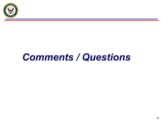 Comments / Questions  