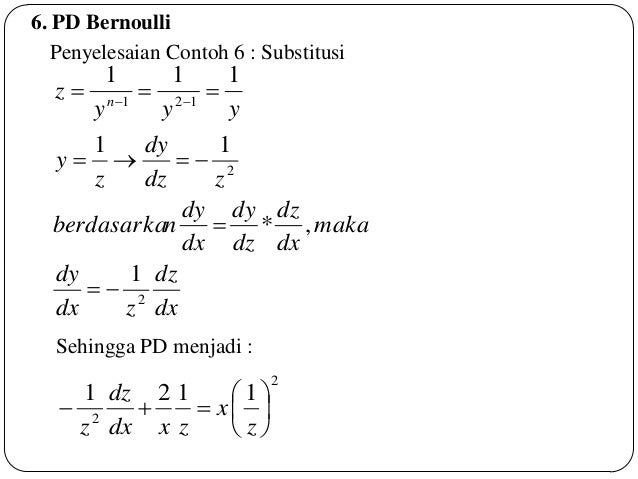 Persamaan Differensial Biasa