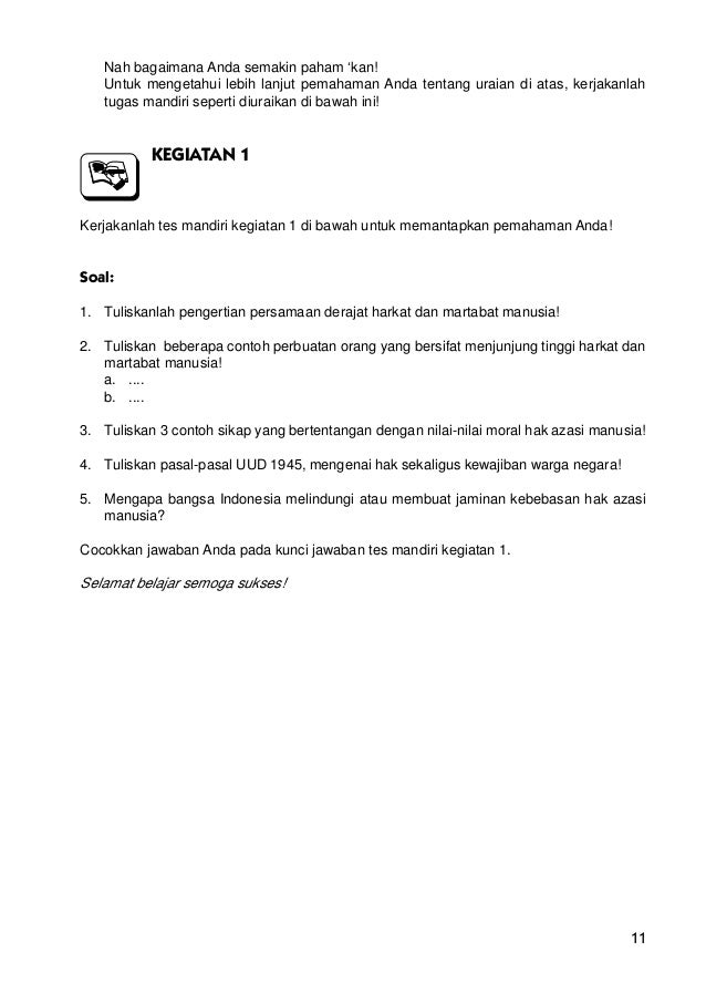 Contoh Jaminan Ham Di Indonesia - Contoh 49