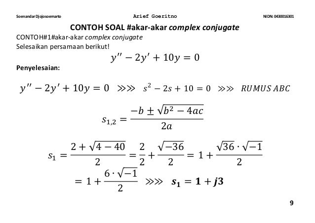 29+ Contoh Soal Persamaan Diferensial Biasa Orde 2