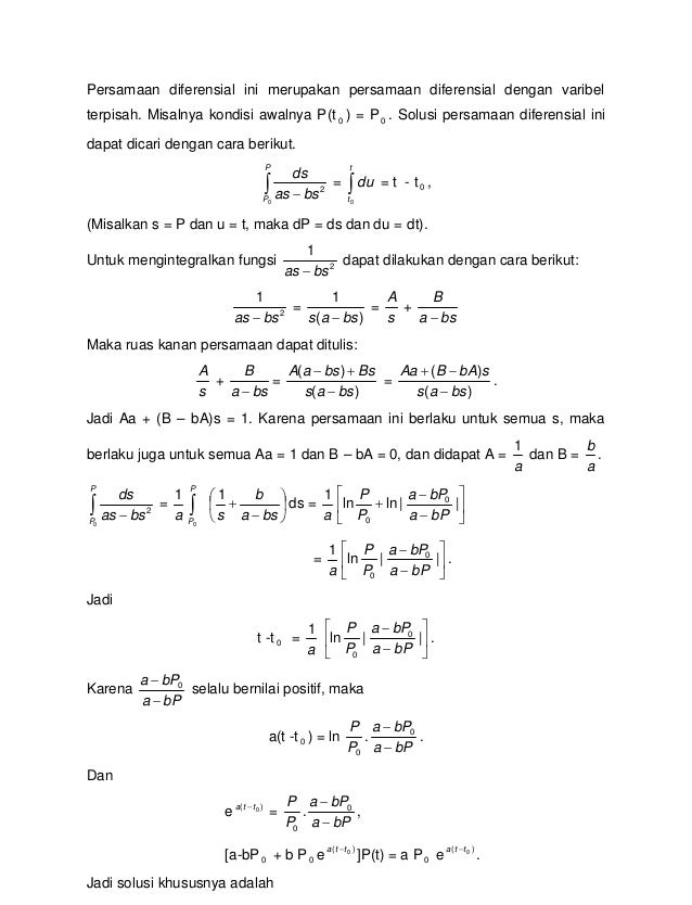 Persamaandifferensial