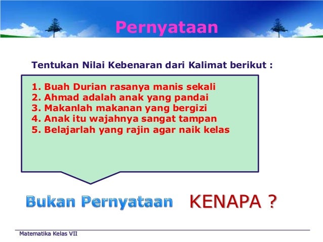 Persamaan linear satu variabel