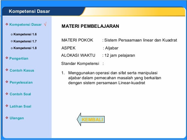 Persamaan linier budi garjito