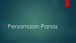 Persamaan Panas
 