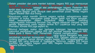 Senat Ris Persatuan dan kesatuan bangsa indonesia dari masa ke masa (2) | PPTX