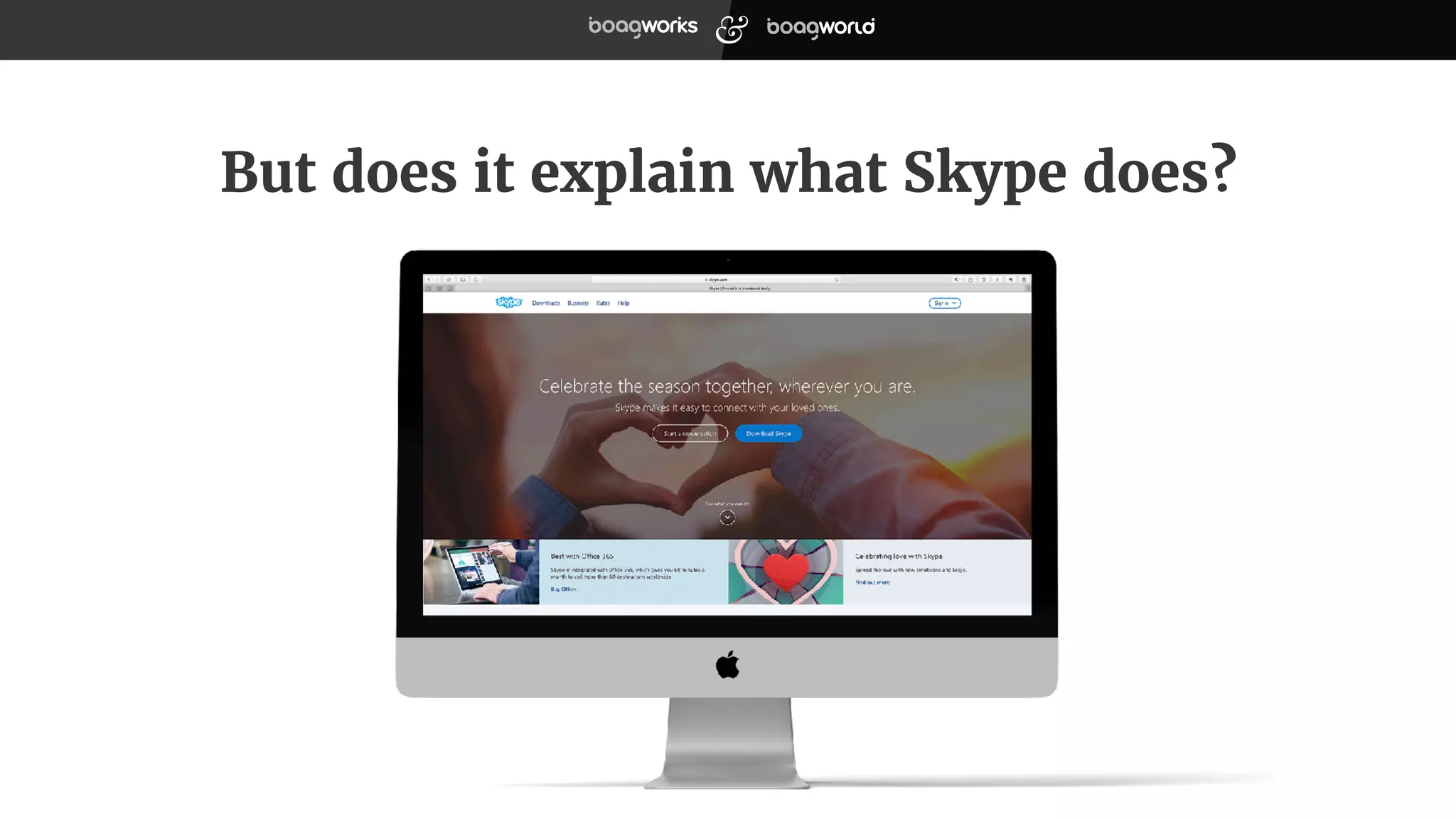 But does it explain what Skype does?
 