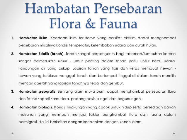 Persebaran Flora Fauna 46911224