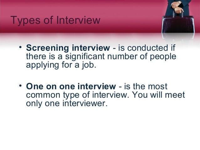 types of interview
