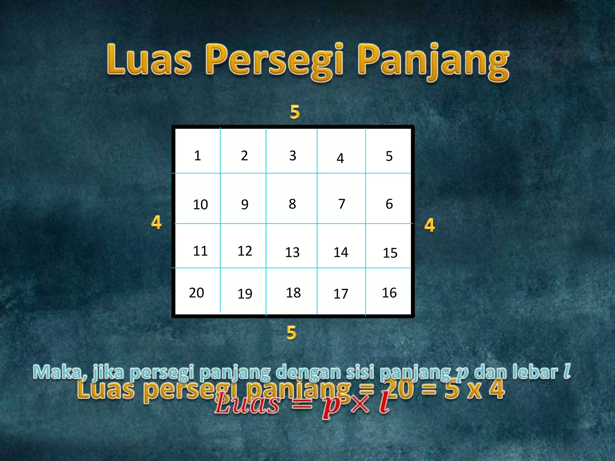 1 2 3 4 5
8 6710 9
1211 151413
17 1619 1820
 