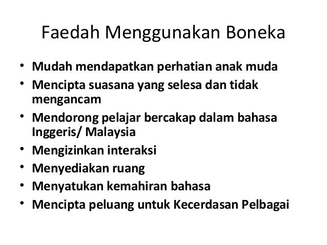 Persembahan boneka hiburan atau pendidikan roselina