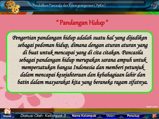 Pancasila Sebagai Pandangan Hidup