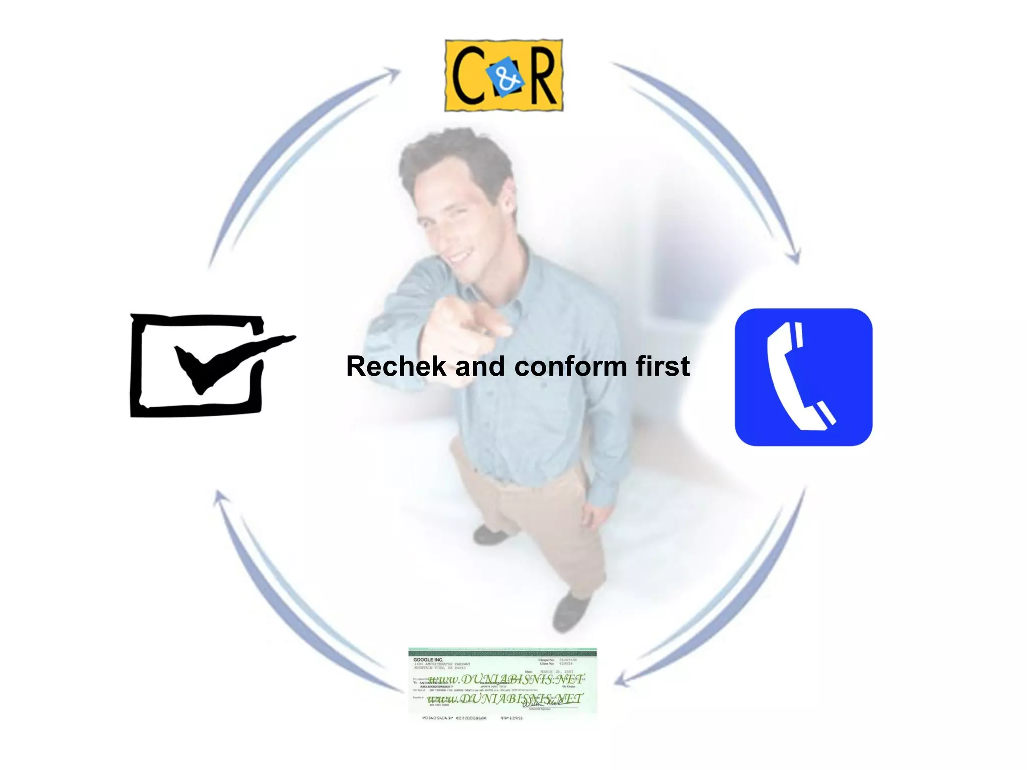 Rechek and conform first