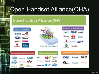 Open Handset Alliance(OHA) 
 