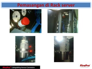 Pemasangan di Rack server
 