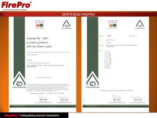 SERTIFIKASI FIREPRO
 
