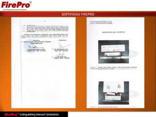 SERTIFIKASI FIREPRO
 