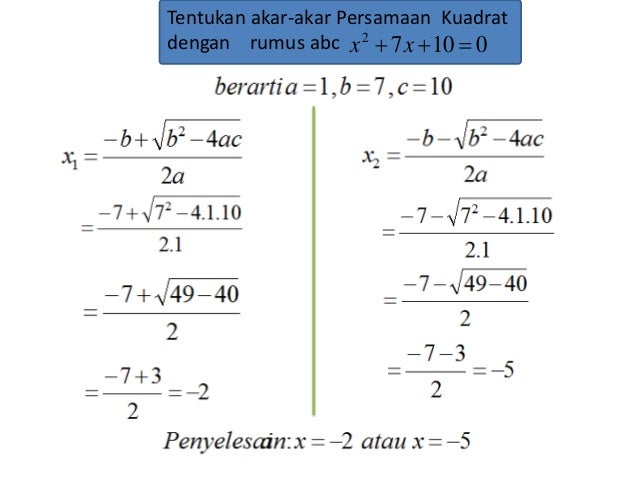Persamaan Dan Pertidaksamaan Kuadrat Fungsi Kuadrat Dan