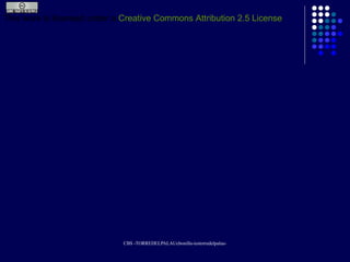                  This work is licensed under a  Creative   Commons   Attribution  2.5  License .  