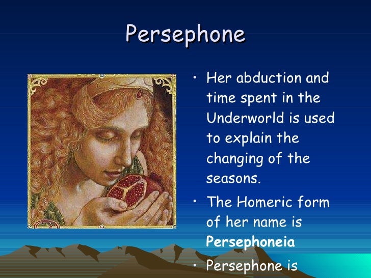 Persephone by Cheyenne Mickelson