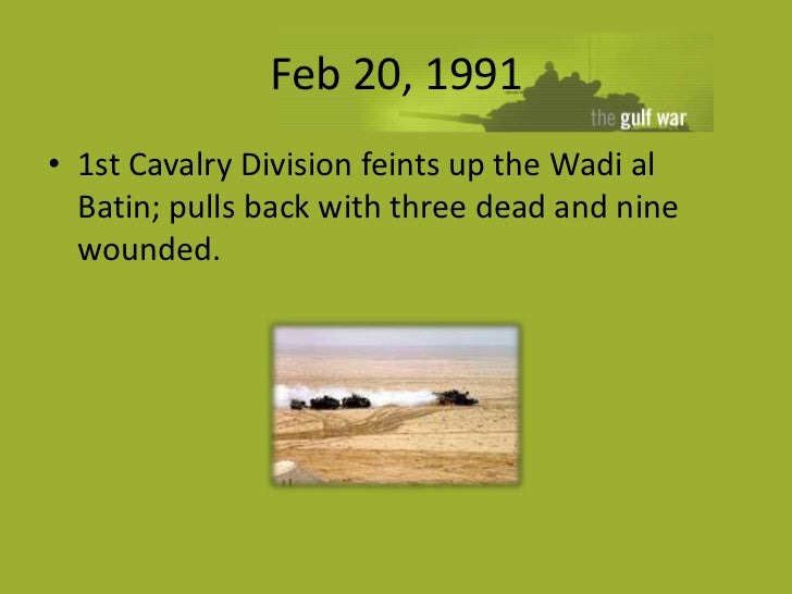 The Persian Gulf War