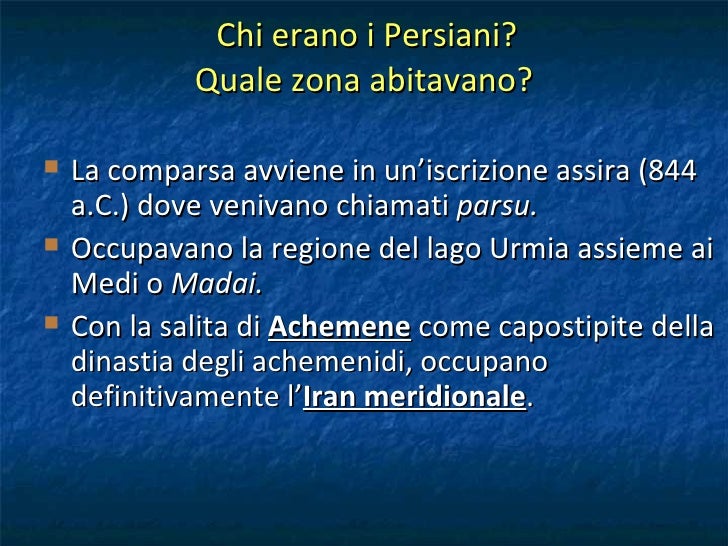 Chi Erano I Persiani persiani Chi Erano I Persiani persiani