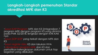 PERSIAPAN PEMENUHAN STANDAR MFK (manajemen fasilitas kesehatan).ppt