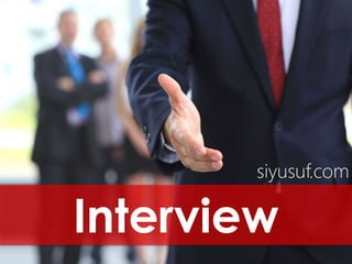 Interview
siyusuf.com
 