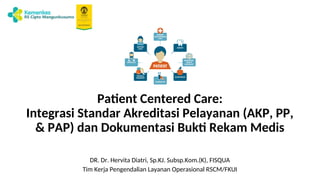 Integrasi Standar Akreditasi dan Dokumentasi Rekam Medis untuk Patient ...