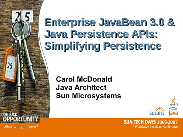Java Persistence API | PPT