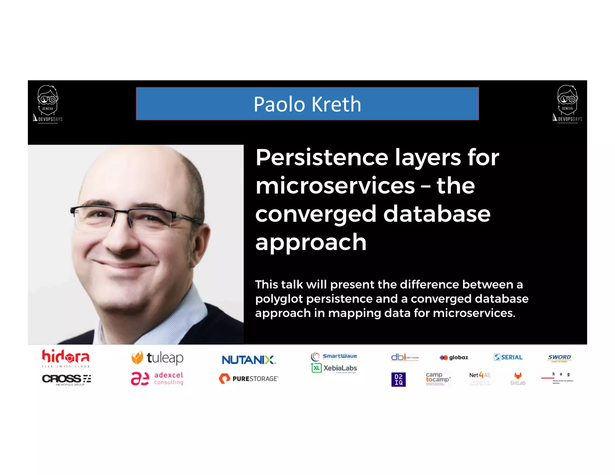 Paolo Kreth - Persistence layers for microservices – the converged ...