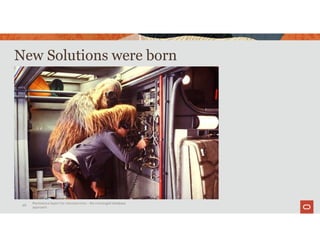 New Solutions were born
Persistence layers for microservices – the converged database
approach
60
 