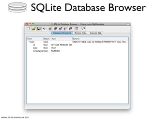 SQLite Database Browser




sábado, 26 de novembro de 2011
 