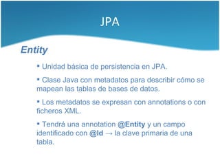 Persistencia de datos en Java | PDF