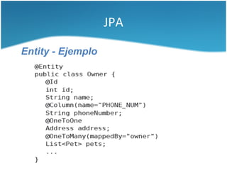 Persistencia de datos en Java | PDF