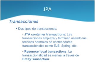 Persistencia de datos en Java | PDF