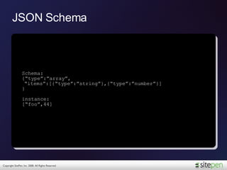 JSON Referencing and Schema | PPT