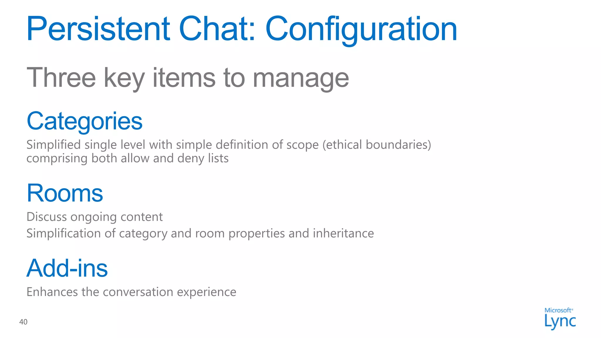 Three key items to manage




40
 