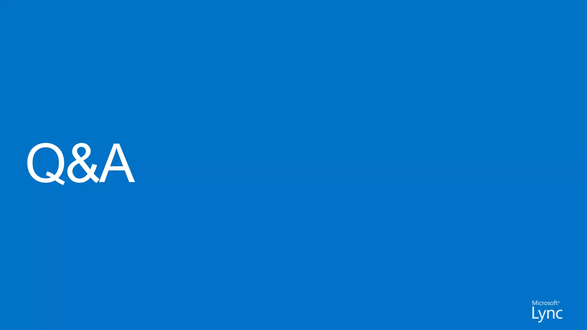 What’s new in Lync Server 2013: Persistent Chat