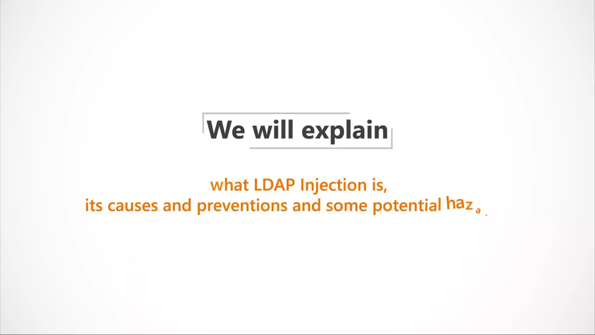 ➢ LDAP Injection in Authentication
 