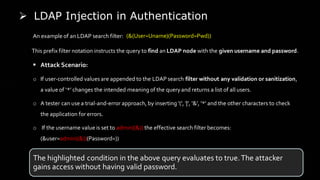 Persistant Cookies and LDAP Injection | PDF