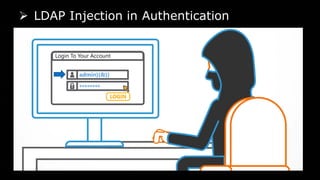 ➢ LDAP Injection in Authentication
 