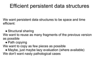 Persistent Data Structures by @aradzie | PDF