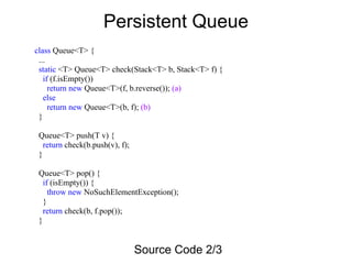 Persistent Data Structures by @aradzie | PDF