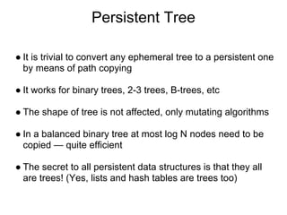 Persistent Data Structures by @aradzie | PDF